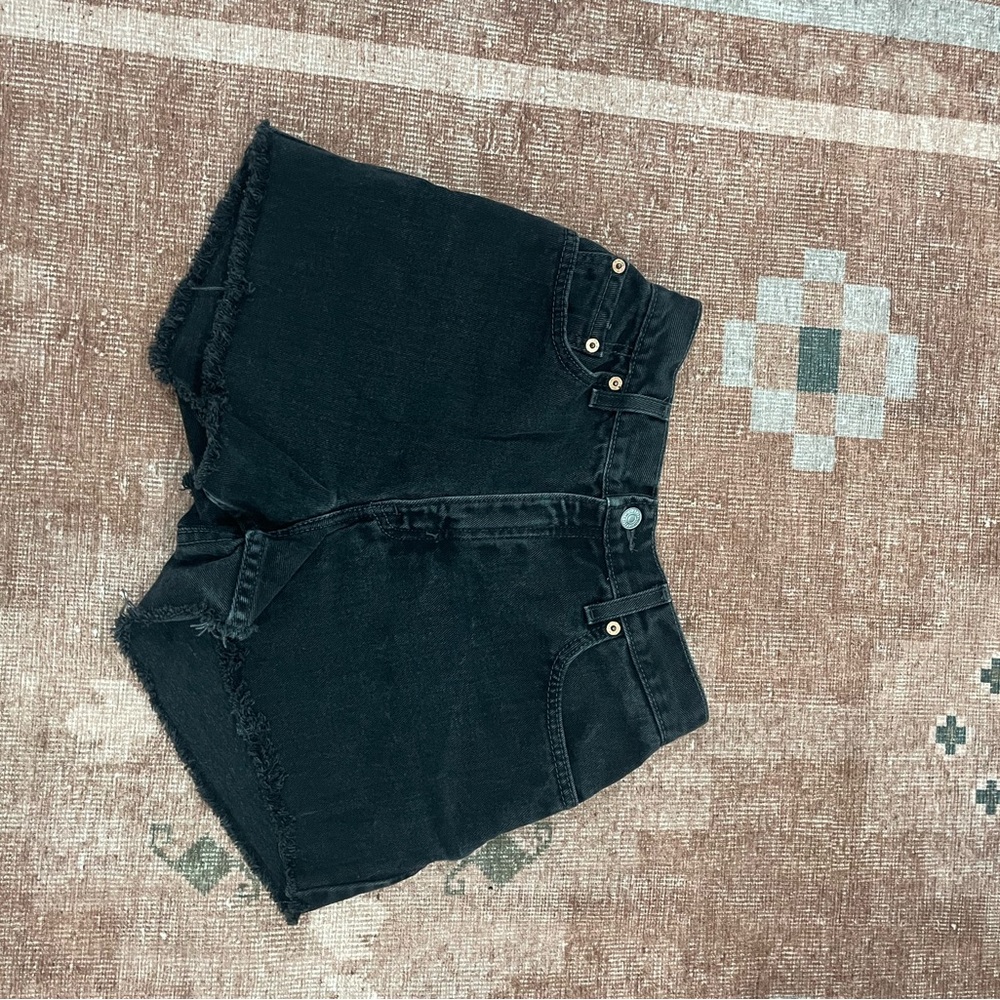 Levi's Black Jean Shorts for Women